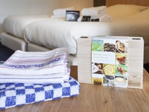 Het Comfortpakket zorgt voor extra luxe tijdens je vakantie met opgemaakte bedden, handdoeken en Rituals badkamersetje