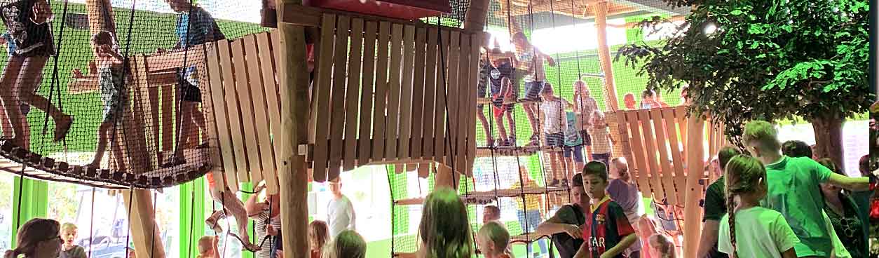 Vernieuwd indoorspeelparadijs Indoor Speelbos bij Landal Het Vennenbos