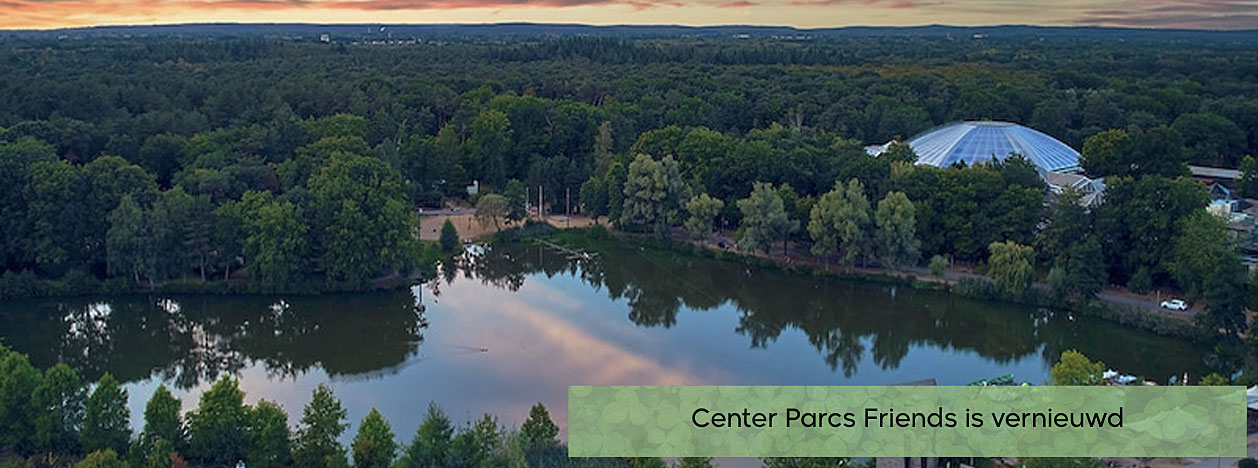 © Achtergrondafbeelding: centerparcs.nl - Center Parcs heeft een vernieuwd Friends programma met voordelen voor trouwe gasten.